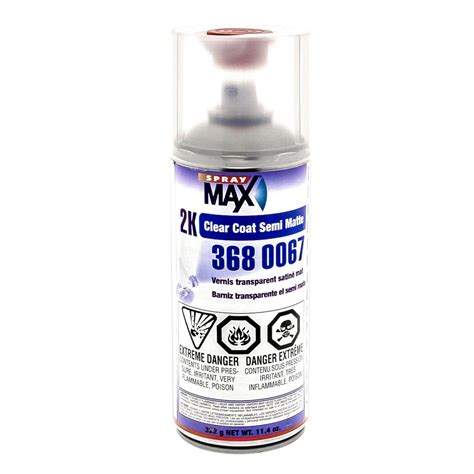 Developed for the Small Damage Repair Process or complete painting of mounting parts. . Spray max 2k clear coat home depot